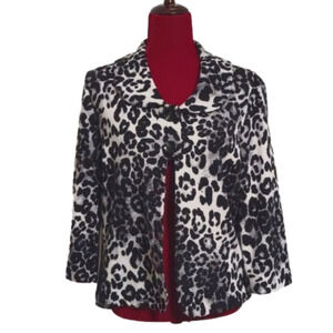 𝅺Soft Works Leopard Jacket Size 12
